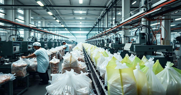 Indústria de Sacolas Plásticas em Crescimento
