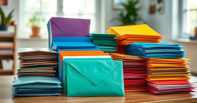 Envelope plástico personalizado para suas necessidades