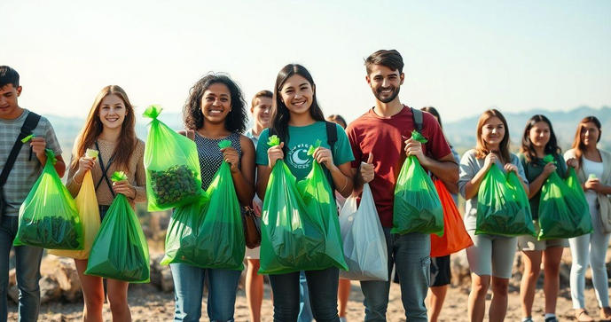 Indústria de sacolas plásticas enfrenta desafios e inovações para um futuro sustentável