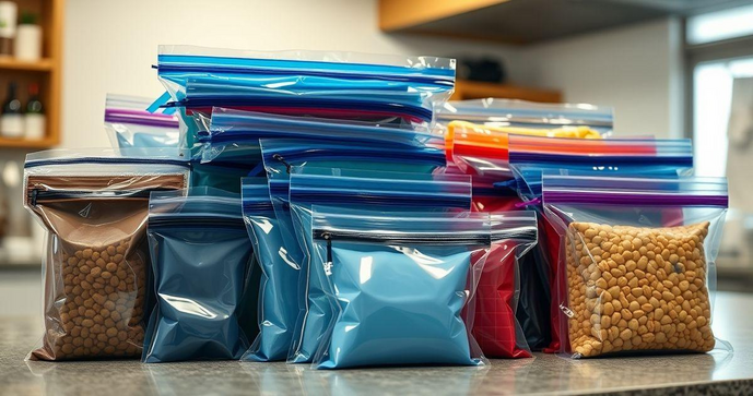 Saco plástico com zíper: a solução ideal para organização e armazenamento