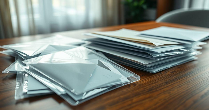 Envelope transparente: tudo que você precisa saber para escolher o ideal