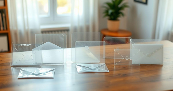 Como Escolher o Melhor Envelope Transparente para Seus Documentos