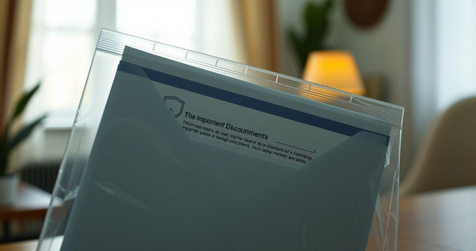 Envelope plástico de segurança como proteção confiável para documentos importantes